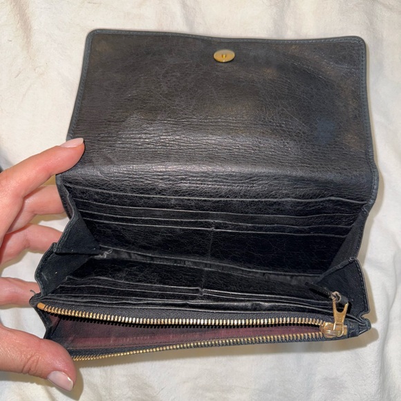 Balenciaga Classic Arena Moto Long Wallet - Picture 3 of 3